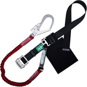 TSUYORON 胴ベルト型墜落制止用器具（伸縮タイプ）ノビロン（RE） 黒 Lサイズ ベルト幅50MM×長さ1400MM TBNV593BLKRELBP