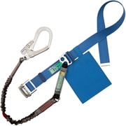 TSUYORON 胴ベルト型墜落制止用器具（伸縮タイプ）ノビロン（SL） 青 Mサイズ ベルト幅50MM×長さ1200MM TB-NV-599-BL4-SL-M-JAN-BP