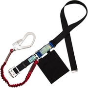 TSUYORON 胴ベルト型墜落制止用器具（伸縮タイプ）ノビロン（RE） 黒 LLサイズ ベルト幅50MM×1600MM 130KG対応型 TBNV599BLKRELL（130KG）JANBP