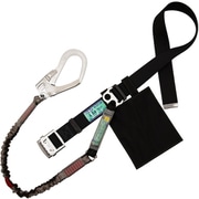 TSUYORON 胴ベルト型墜落制止用器具（伸縮タイプ）ノビロン（SL） 黒 Lサイズ ベルト幅50MM×長さ1400MM TB-NV-599-BLK-SL-L-JAN-BP