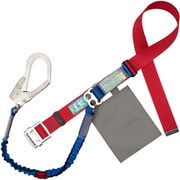 TSUYORON 胴ベルト型墜落制止用器具（伸縮タイプ）ノビロン（BL） 赤 LLサイズ ベルト幅50MM×1600MM 130KG対応型 TBNV599RBLLL（130KG）JANBP