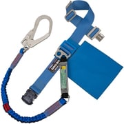 TSUYORON 胴ベルト型墜落制止用器具（伸縮タイプ）ノビロン（BL） 青 Mサイズ ベルト幅50MM×長さ1200MM ワンタッチバックル仕様 TB-NV-OT593-BL4-BL-M-JAN-BP