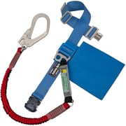 TSUYORON 胴ベルト型墜落制止用器具（伸縮タイプ）ノビロン（RE） 青 Mサイズ ベルト幅50MM×長さ1200MM ワンタッチバックル仕様 TB-NV-OT593-BL4-RE-M-JAN-BP