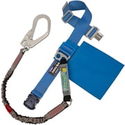 TSUYORON 胴ベルト型墜落制止用器具（伸縮タイプ）ノビロン（SL） 青 Lサイズ ベルト幅50MM×長さ1400MM ワンタッチバックル仕様 TB-NV-OT593-BL4-SL-L-JAN-BP