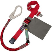 TSUYORON 胴ベルト型墜落制止用器具（伸縮タイプ）ノビロン（RE） 赤 Mサイズ ベルト幅50MM×長さ1200MM ワンタッチバックル仕様 TB-NV-OT593-R-RE-M-JAN-BP