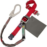 TSUYORON 胴ベルト型墜落制止用器具（伸縮タイプ）ノビロン（SL） 赤 Mサイズ ベルト幅50MM×長さ1200MM ワンタッチバックル仕様 TB-NV-OT593-R-SL-M-JAN-BP