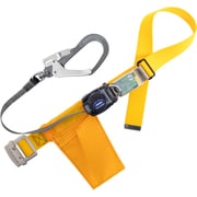 TSUYORON 胴ベルト型墜落制止用器具(巻取タイプ)ロック機構なし リトライト 黄 Mサイズ 幅50MM×長さ1200MM TB-RL-593K-Y-M-JAN-BP