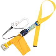 TSUYORON 胴ベルト型墜落制止用器具（巻取タイプ）ロック機構なし リトライト 黄 LLサイズ 幅50MM×長さ1600MM 130KG対応型 TB-RL-593-Y-LL（130KG）-JAN-BX