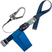 TSUYORON 胴ベルト型墜落制止用器具（巻取タイプ）ロック機構なし リトラ 紺 Lサイズ 幅50MM×長さ1400MM TBRN590BL2LBP