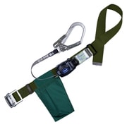 TSUYORON 胴ベルト型墜落制止用器具（巻取タイプ）ロック機構なし リトラ 深緑 Mサイズ 幅50MM×長さ1200MM TB-RN-590-OD-M-JAN-BP