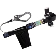 TSUYORON 胴ベルト型墜落制止用器具（巻取タイプ）ロック機構なし リトラ 黒 Mサイズ 幅50MM×長さ1200MM ワンタッチバックル仕様 TB-RN-OT599K-BLK-M-JAN-BP
