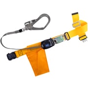 TSUYORON 胴ベルト型墜落制止用器具（巻取タイプ）ロック機構なし リトラ 黄 Lサイズ 幅50MM×長さ1400MM ワンタッチバックル仕様 TB-RN-OT599K-Y-L-JAN-BP