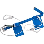 TSUYORON 胴ベルト型墜落制止用器具（ロープタイプ） 補助ロープ2丁掛け仕様 セフライト 青 Mサイズ 幅50MM×1200MM TB-SAF-2-593S-BL4-M-JAN-BP