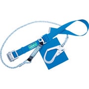 TSUYORON 胴ベルト型墜落制止用器具（ロープタイプ） セフライト（八つ打ちロープ） 青 Sサイズ 幅50MM×長さ1100MM TB-SAF-593C-BL4-S-JAN-BP