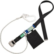 TSUYORON 胴ベルト型墜落制止用器具（ロープタイプ） セフライト（八つ打ちロープ） 黒 LLサイズ 幅50MM×長さ1600MM 130KG対応型 TBSAF593CBLKLL（130KG）JANBP