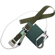 TSUYORON 胴ベルト型墜落制止用器具（ロープタイプ） セフライト（三つ打ちロープ） 深緑 Mサイズ 幅50MM×長さ1200MM TB-SAF-593-OD-M-JAN-BP