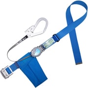 TSUYORON 胴ベルト型墜落制止用器具（巻取タイプ）ロック機構付き 2WAYリトラ 青 LLサイズ 幅50MM×長さ1600MM 130KG対応型 TBTRL593BL4LL（130KG）JANBP