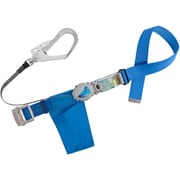 TSUYORON 胴ベルト型墜落制止用器具（巻取タイプ）ロック機構付き 2WAYリトライト 青 Mサイズ 幅50MM×長さ1200MM TB-TRL-593K-BL4-M-JAN-BP