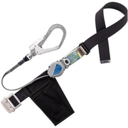 TSUYORON 胴ベルト型墜落制止用器具（巻取タイプ）ロック機構付き 2WAYリトライト 黒 Mサイズ 幅50MM×長さ1200MM TB-TRL-593K-BLK-M-JAN-BP