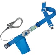 TSUYORON 胴ベルト型墜落制止用器具（巻取タイプ）ロック機構付き 2WAYリトラ 青 LLサイズ 幅50MM×長さ1600MM 130KG対応型 TBTRNOT599BL4LL（130KG）JANBP