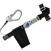 TSUYORON 胴ベルト型墜落制止用器具（巻取タイプ）ロック機構付き 2WAYリトラ 黒 Sサイズ 幅50MM×長さ1100MM ワンタッチバックル仕様 TB-TRN-OT599-BLK-S-JAN-BP
