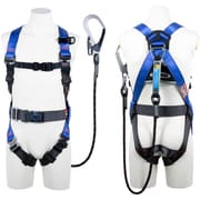 TSUYORON コアハーネス 胴ベルト付き シングルランヤード付き Gブレード（黒） パープル Mサイズ TH502GB93SVOTPMR26JANBX