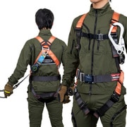 TSUYORON コアハーネス 胴ベルト付き シングルランヤード付き ロック機構付き巻取式SRリトラ オレンジ Sサイズ TH502TR93SVOTORSR23JANBX