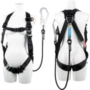 TSUYORON 小町ハーネス シングルランヤード付き Gブレード(黒) 黒 Mサイズ TH509GB93SVOTBLKMR26JANBX