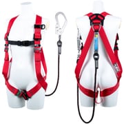 TSUYORON 小町ハーネス シングルランヤード付き Gブレード(黒) 赤 Mサイズ TH509GB93SVOTRMR26JANBX