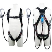 TSUYORON ライトハーネス ツインランヤード付き Gブレード(黒) 黒 LLサイズ 130KG対応型 TH5102GB99OTBLKLL130K2R26JANBX