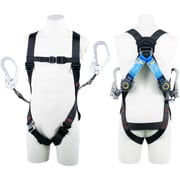 TSUYORON ライトハーネス ツインランヤード付き ロック機構付き巻取式SRリトラ 黒 LLサイズ 130KG対応型 TH5102TR93SVOTBLKLL130K2R23-