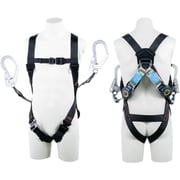 TSUYORON ライトハーネス ツインランヤード付き ロック機構付き巻取式SRリトラ 黒 Sサイズ TH5102TR93SVOTBLKS2R23JANBX