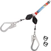 TSUYORON フルハーネス用ランヤード ツインランヤード ロック機構付き巻取式コルトリトラ THL2CR93SV332R23BP