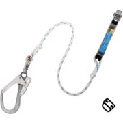 TSUYORON フルハーネス用ランヤード シングルランヤード ロープ式 THL-93SV-311-R23-LY130-JAN-BP