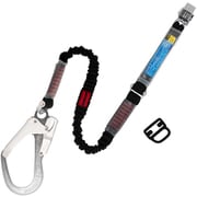 TSUYORON フルハーネス用ランヤード シングルランヤード 伸縮式ノビロン(BK)LY1100mm THLNV9333BKLY110R23JANBP