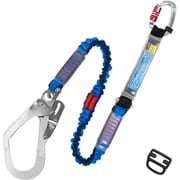 TSUYORON フルハーネス用ランヤード シングルランヤード 伸縮式ノビロン（BL） THL-NV99-21KS-BL-R23-JAN-BP