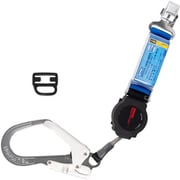 TSUYORON フルハーネス用ランヤード シングルランヤード ロック機構付き巻取式ワン・ハンドリトラ 130KG対応型 THL-TOR93-33-R23-130KG-JAN-BX