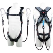 TSUYORON スマートハーネス ツインランヤード付き Gブレード(黒) 黒 Mサイズ THSM5102GB93SVOTBLKM2R26JANBX