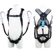 TSUYORON スマートハーネス ツインランヤード付き 伸縮式ノビロン（BK） 黒 LLサイズ 130KG対応型 THSM5102NV93SVOTBLKLL130K2R23-