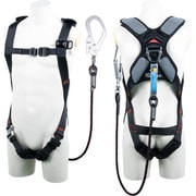 TSUYORON スマートハーネス シングルランヤード付き Gブレード(黒) 黒 Mサイズ THSM510GB93SVOTBLKMR26JANBX