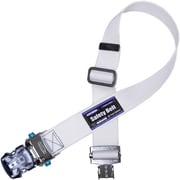 TSUYORON 胴ベルトのみ アジャスト付きワンタッチバックル 白 Lサイズ 幅50×長さ1400MM TUBAJOTNWLBP