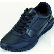 日進 耐滑先芯なしスニーカー ハイパーV #006(ひもタイプ)ブラック 28.0cm V006BK-28.0