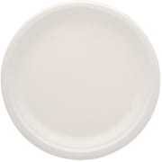 HEIKO 紙皿 バガスペーパーウェア 深型プレート 26cm ホワイト 004466163