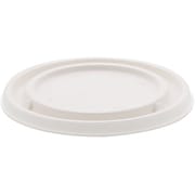 HEIKO 紙皿 バガスペーパーウェア スープカップ用蓋 口径11.4cm ホワイト 004466189