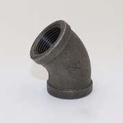 FLOBAL 45°エルボ 45BL-03-黒 3/8 00922860