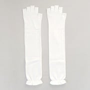 丸和ケミカル 超ロング下履き手袋 白 5本指出し 1265