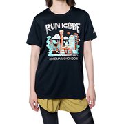 神戸マラソン2025リミテッドTシャツ1 ユニセックス ランニングウェア シャツ Performance Black（001） XLサイズ 2013A612