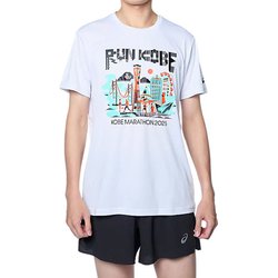 神戸マラソン2025リミテッドTシャツ1 ユニセックス ランニングウェア シャツ Brilliant White（100） Mサイズ 2013A612