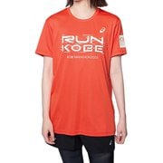 神戸マラソン2025リミテッドTシャツ2 ユニセックス ランニングウェア シャツ Spicy Red（800） Lサイズ 2013A613