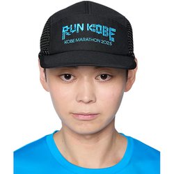 神戸マラソン2025リミテッドキャップ ユニセックス スポーツウェア キャップ Performance Black(001) M/Lサイズ 3013B403